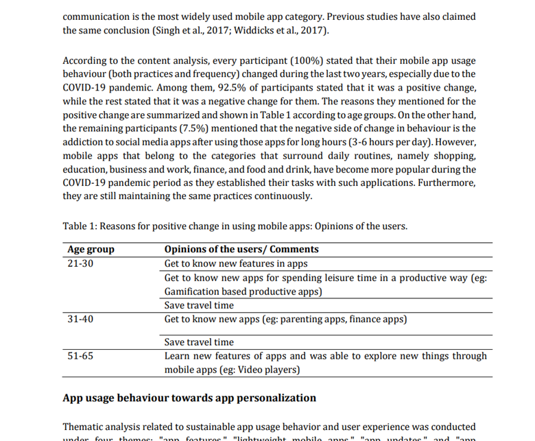 changes in mobile apps